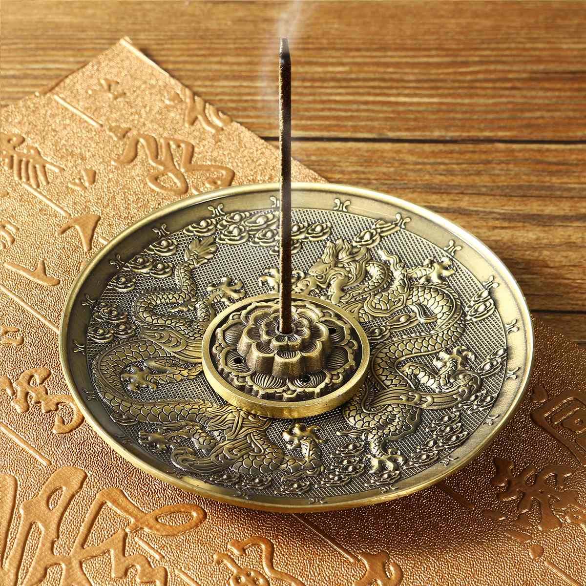 Retro 5 Holes Lotus Incense Burner