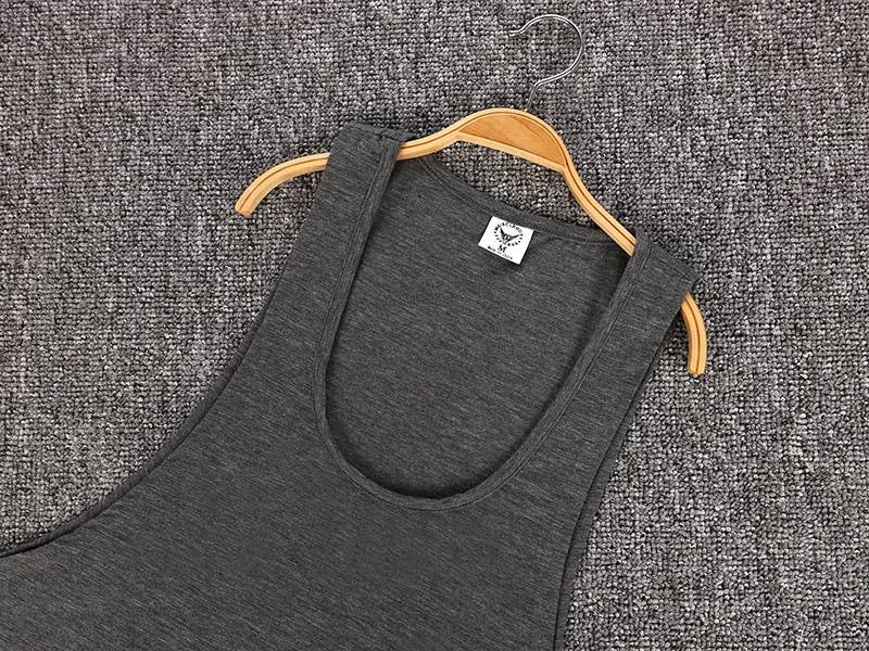 Men's Solid Color Loose Style Tank Top