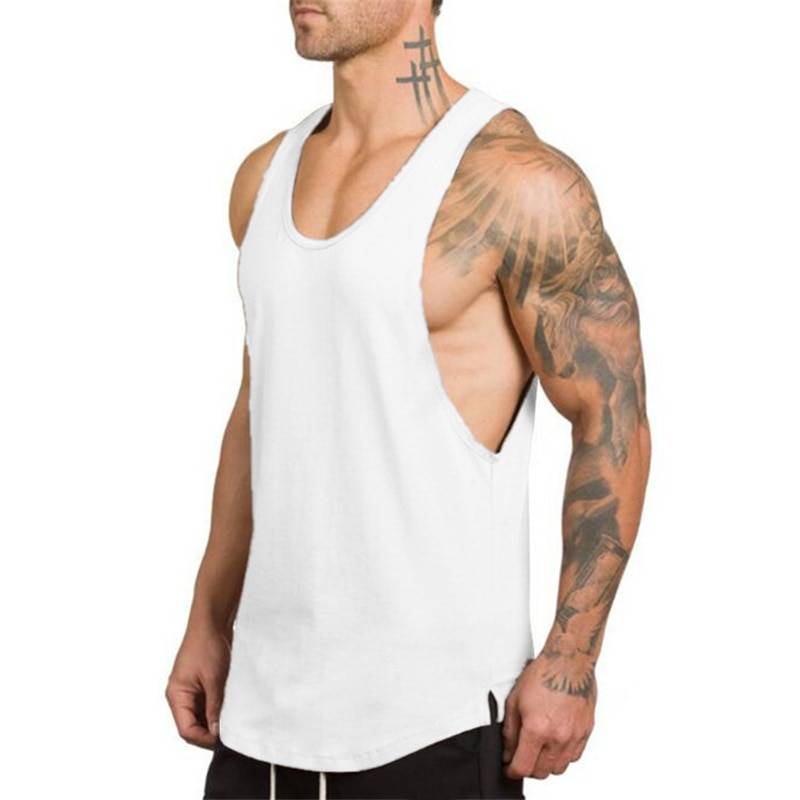 Men's Solid Color Loose Style Tank Top