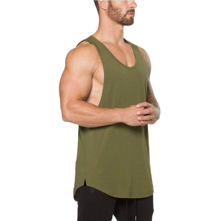 Men's Solid Color Loose Style Tank Top