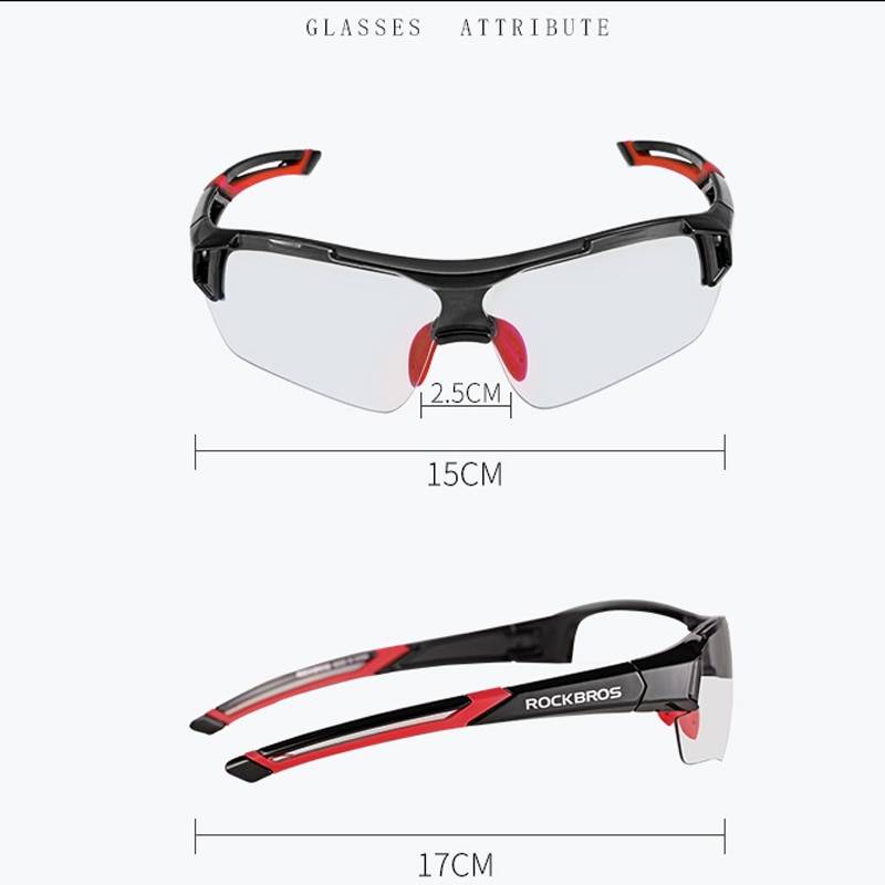 UltraLight Photochromic Cycling Glasses with Builtin Myopia Frame EviqueBeauty