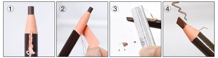 Eyebrow Pencil 10 Pcs Set