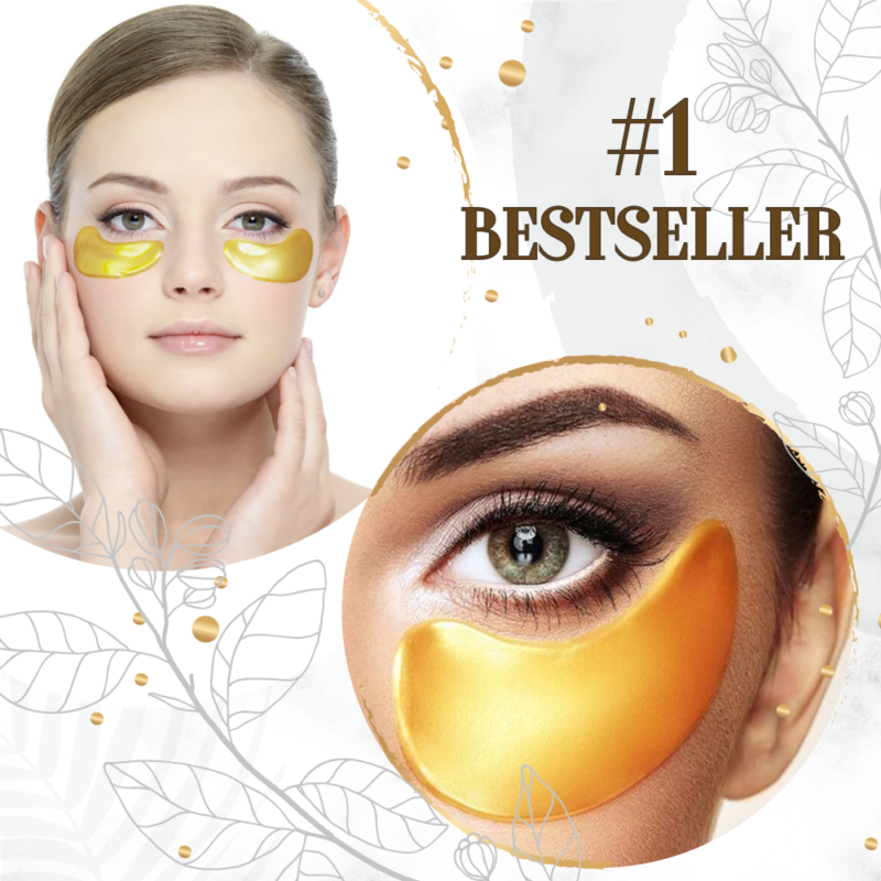 Evique x 10- 24k Gold Collagen eye mask Natural Under Eye Gel Patches – Anti-ageing Reduce Puffiness Dark Circles & Wrinkles Evique x 10- 24k Gold Collagen eye mask Natural Under Eye Gel Patches - Anti-ageing Reduce Puffiness Dark Circles & Wrinkles Anti Aging Products Beauty Organic Skincare Skin Care