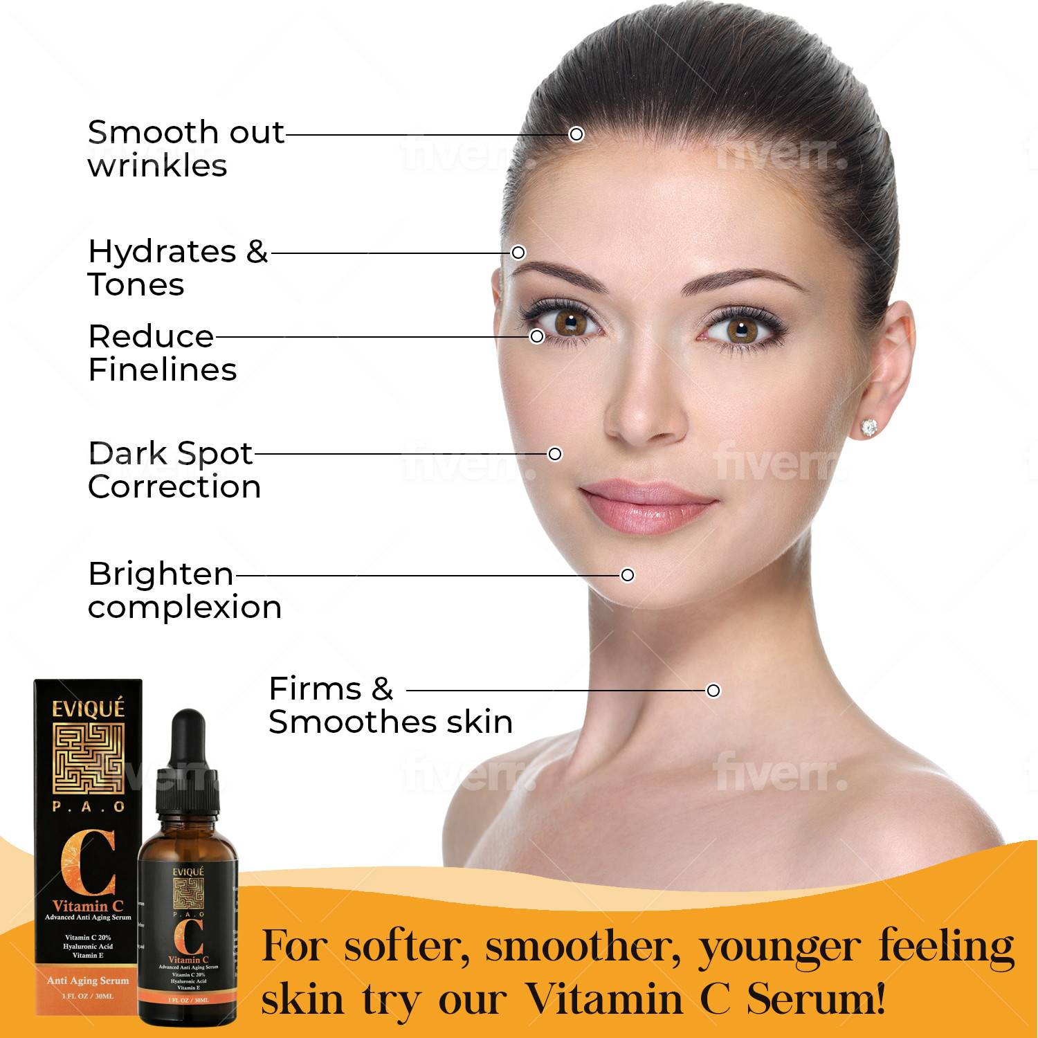 Natural Vitamin C20% Serum Natural Vitamin C20% Serum Anti Aging Products Beauty Organic Skincare