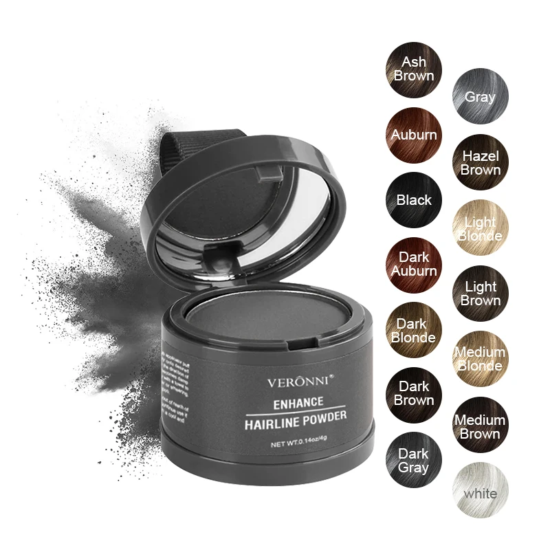 Hair Line Powder 4g Black Root Cover Up Natural Instant Waterproof Hairline Shadow Powder Hair Concealer Coverage 14 Color Hair Line Powder 4g Black Root Cover Up Natural Instant Waterproof Hairline Shadow Powder Hair Concealer Coverage 14 Color